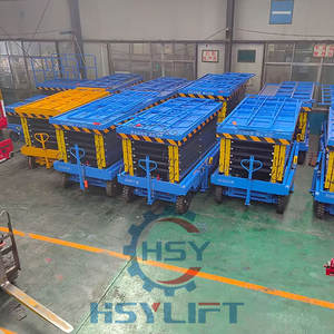 CE gunting listrik hidrolik, <span class=keywords><strong>Platform</strong></span> angkat gunting Semi otomatis 6M 8M 12 meter baterai udara kerja <span class=keywords><strong>Platform</strong></span> - Product Image 5