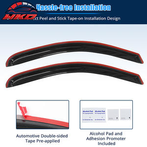 ชุดบังแดดหน้าต่างอะคริลิค 2 ชิ้น สำหรับรถเชฟโรเลต ซิลเวอราโด และจีเอ็มซี เซียร์รา รุ่นมาตรฐาน ปี 2014-2019 - Product Image 4