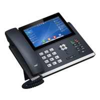 Téléphone IP SIP-T46U, 16 comptes VoIP, écran couleur 4,3 pouces, WF40/WF50, PoE, téléphone IP d'entreprise