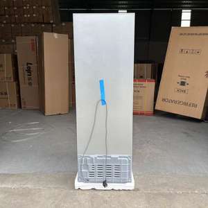 Congelador inferior de doble puerta sin escarcha eléctrico, nevera combinada para uso doméstico en hoteles, acero inoxidable, enchufe de EE. UU. francés - Product Image 5