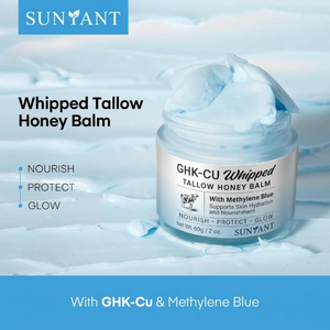 Peptídeos de Cobre GHK-Cu de Marca Própria com Sebo Bovino para a Pele com Peptídeo de Cobre Azul - Product Image 3