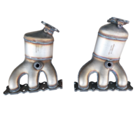 YUEYANG - Convertidor Catalítico de Escape Delantero Nuevo de la Mejor Calidad, Compatible con XC90 3.2L 2007-2014, Modelo Euro4 Euro5, Acero Inoxidable