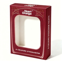 Boîte en carton kraft avec fenêtre, impression de logo personnalisé, pour emballage de bombes de bain, boîte en carton recyclable, vente en gros