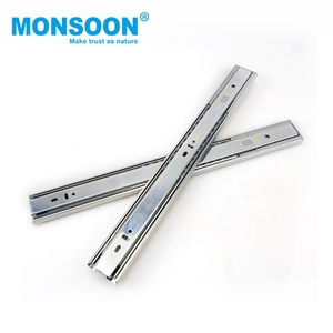 รางเลื่อนลิ้นชักแบบเบาสำหรับติดตั้งด้านข้าง45มม. รางเลื่อนลิ้นชักแบบสปริงคู่ขนาด45มม. ปรับความกว้างได้ตามต้องการ - Product Image 2