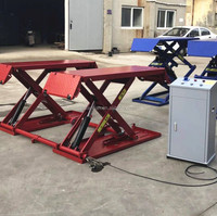 Elevador de tijera para coche de 220V/elevador de puente solución de elevación de vehículo eficiente