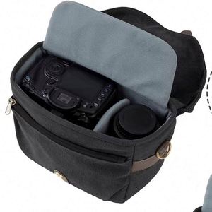 Free Sample <b>Camera</b> <b>Bag</b>, SLR DSLR Canvas <b>Camera</b> Case, Vintage Padded <b>Camera</b> Shoulder <b>Bag</b> with Rain Cover for <b>Women</b> and Men - Product Image 1