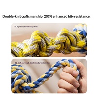 Nouveau jouet de combat en polyester coloré pour chien, résistant aux morsures et à l'usure, pour l'entraînement et la récompense des grands chiens