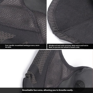 Masque demi-visage en maille respirante, tissu en filet élastique, léger, coupe-vent, protection pour les sports de plein air, VTT, moto - Product Image 4