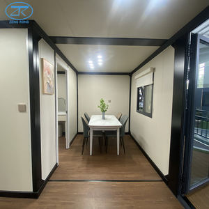 Moderno minimalista 20ft espandibile casa del contenitore prefabbricato in acciaio Mobile ufficio/negozio/appartamento/Hotel/capsula per pannello Sandwich - Product Image 2