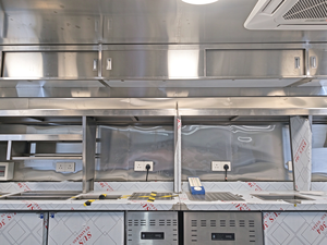 <span class=keywords><strong>Chariot</strong></span> <span class=keywords><strong>de</strong></span> restauration mobile en gros pour usine avec chauffe-thé et vitrine pour thé au lait sur le marché alimentaire urbain - Product Image 5