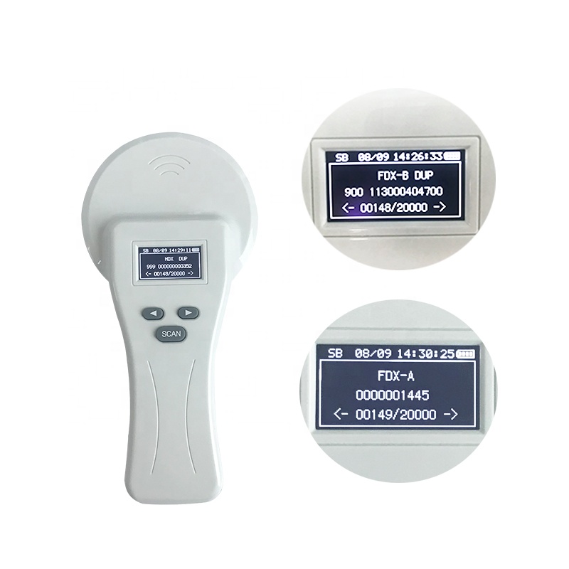 134,2 кГц, 125 кГц FDX-A FDX-B ручной rfid Ушная бирка для крупного рогатого скота сканер для лошадей ПЭТ арована животных чип диагностический сканер микрочип трек считыватель