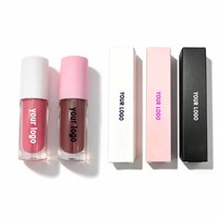 Gloss à lèvres hydratant personnalisé avec logo, gloss nude vegan brillant, rouge à lèvres liquide mat, gloss à lèvres en marque privée