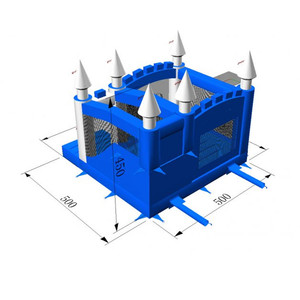 <span class=keywords><strong>Anna</strong></span> Ice Mountain Castle Frozen inflatable castles sautants - Product Image 2