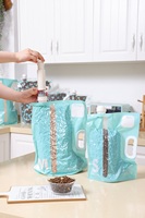 Sacs de conservation sous vide authentiques et hermétiques - Anti-humidité pour céréales, riz et produits secs pour une utilisation quotidienne en cuisine
