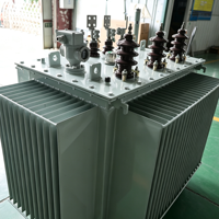 Transformateur de distribution immergé dans l'huile 33 kV S13-M, économe en énergie, faibles pertes, 400 V 50 Hz, IEC60076