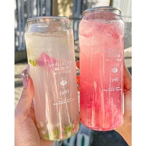 למשוך טבעת בקבוקי פלסטיק מיץ פירות סודה מים משקה קר טבעת פלסטיק-למשוך צנצנת שקועה בועה תה קפה פחיות מחמד - Product Image 4