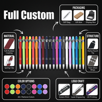 Stylo Bille Métallique Bleu Multifonction Personnalisable avec Logo, Nouveau Stylet Tactile en Métal 2 en 1 – Fabricant Chinois