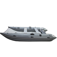 330CM Drop Stitch Floor Outdoor Gonflable MC Catamaran Boat PVC et Hypalon Material Rib Boar pour la pêche sur le lac