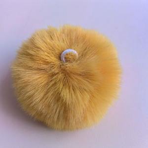 2025 vente en gros en gros multicolore boule <span class=keywords><strong>de</strong></span> fourrure mignon en peluche bouffée porte-clés 8cm rond Pom Pom porte-clés - Product Image 5