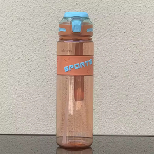 Manufacturer Hot-Selling Customized Logo Food Grade Macron Color Plastic Leakproof Water <b>Bottle</b> <b>Straw</b> for Presents Travel Sports - Product Image 3