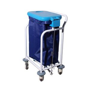 Chariot de blanchisserie médical pour hôpital, fabriqué en Chine, avec roues - Product Image 3