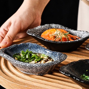 Plato de Porcelana Cerámica Japonesa Retro de 5 Pulgadas para Postres, Semillas de Melón, Bocadillos, <span class=keywords><strong>Sushi</strong></span>, Vajilla para Hotel y Restaurante, Venta al Por Mayor - Product Image 5