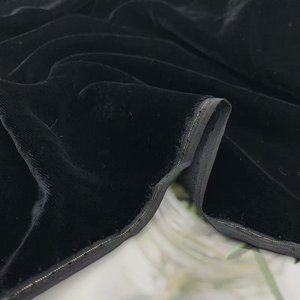 Tessuto in Velluto di <span class=keywords><strong>Seta</strong></span> e Rayon Blu Rosso Giallo Bianco 18,8% <span class=keywords><strong>Seta</strong></span> 81,2% Viscosa con Molteplici Colori - Product Image 4