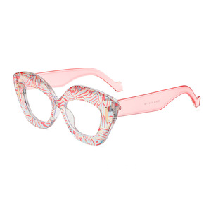 Nouveau design <span class=keywords><strong>femme</strong></span> lunettes bloquant la lumière bleue lunettes à la mode à rayons bleus pour réduire la fatigue oculaire lunettes de myopie décoratives - Product Image 5