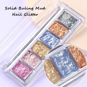 Pigmento Sólido para Uñas Aurora Brillante en 6 Colores, Escamas de Cristal Iridiscentes, Pasta Suave Brillante, Esmalte Cromado de Hadas, Decoración para Manicura - Product Image 4