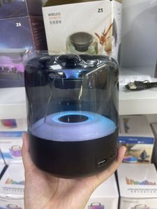 Newest Z5 <b>Wireless</b> Speaker with Built-in Mic Handsfree Dazzling Crack Colorful LED 5.0 HD Sound - Product Image 5