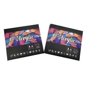 Marcadores de pintura acrílica de doble punta para decoración de caja de Arte de cartón Diseño de embalaje - Product Image 2
