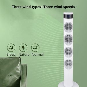 Ventilador de Torre Circular de 46 Pulgadas con Oscilación, Pantalla LED Grande con Iones Negativos - Product Image 5
