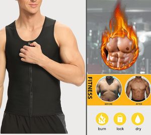 Débardeur de sudation <span class=keywords><strong>pour</strong></span> <span class=keywords><strong>homme</strong></span>, gilet de sauna, maillot de compression <span class=keywords><strong>pour</strong></span> l'entraînement, gaine amincissante, effet thermique, personnalisable, <span class=keywords><strong>pour</strong></span> la gym - Product Image 3