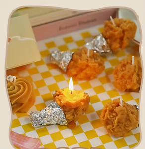 Vela Aromática Divertida con Forma de Pollo Frito, Cera de Soya sin Humo, Artículo Personalizado y Original para Amigos - Product Image 2