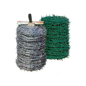 Rouleau <span class=keywords><strong>de</strong></span> <span class=keywords><strong>fil</strong></span> <span class=keywords><strong>de</strong></span> <span class=keywords><strong>fer</strong></span> barbelé à 4 points, espacement des bobines <span class=keywords><strong>de</strong></span> 3 pouces, <span class=keywords><strong>fil</strong></span> galvanisé <span class=keywords><strong>de</strong></span> classe 3 pour les limites du bétail et les barrières <span class=keywords><strong>de</strong></span> sécurité - Product Image 2
