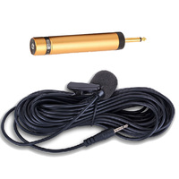 Yeni 3.5mm için 6.35mm AA pil adaptörü yaka mikrofonu ses amplifikatörü müzik enstrümanı bilgisayar PC kamera mikser