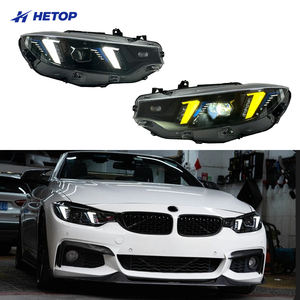 Faros Delanteros HETOP F32 2013-2019, Doble Color, Ojo de Serpiente, Plug and Play, Luces para Auto Serie 4 F80 F82, Amarillo y Blanco, 435i <span class=keywords><strong>440i</strong></span> para <span class=keywords><strong>BMW</strong></span> - Product Image 1
