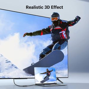 Kingwiere Mini HDTV Để HDTV Adapter 4K 60Hz Tốc Độ Cao Mini HDTV 2.0 Nam Để Nữ Adapter Cable - Product Image 5