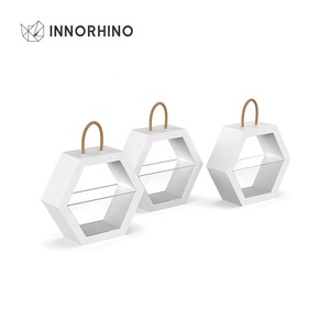 Custom Biodegradable Hexagon Wedding <b>Flower</b> Gift Box Glossy Matt Lamination UV Coating Embossing Brand Packaging - Product Image 2