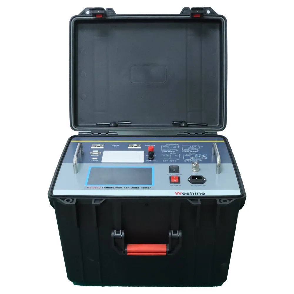 Power Factor 12kV Transformer Tan Delta Test Kit Auto Measurement Dielectric Loss Tester