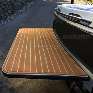 Self Adhesive Teak Decking Sheet EVA Foam Boat Flooring Pad 2400x900x6mm Floor Mat for Marine Boat <b>Yacht</b> RV Non-slip Carpet Mats - Product Image 4