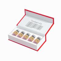 Boîtes rigides personnalisées pour ampoules de peptides 2ml 3ml 5ml 10ml avec impression CMYK, gaufrage et pelliculage mat, emballage cadeau avec logo personnalisé