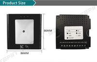 Sistema de Control de Acceso con Código QR, Lector RFID de Proximidad WG 125 kHz, Utilizado para Máquinas de Control de Acceso, Lector de Código QR para Puertas Giratorias