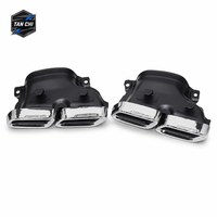 Embouts d'échappement doubles Tanchi en acier inoxydable style AMG pour Mercedes-Benz W205 W213 CLA W117 W222