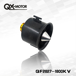 Ventilateur cannelé QX-MOTOR 70 mm <span class=keywords><strong>EDF</strong></span> Jet <span class=keywords><strong>6S</strong></span> 4S 12 pales avec moteur ESC pour système de propulsion d'avion RC - Product Image 5
