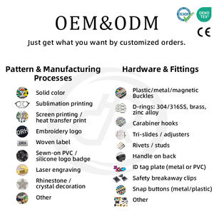 OEM & ODM Set <span class=keywords><strong>Harness</strong></span> anjing kustom <span class=keywords><strong>DIY</strong></span> pembuat produsen nilon kulit desain Logo kustomisasi <span class=keywords><strong>Harness</strong></span> untuk anjing - Product Image 4