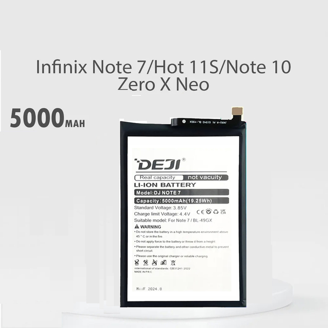 OEM Custom BL-49GX Original Phone Battery for Tecno Infinix X690 Note 7 X657 X693 Note 10 Lithium Ion Lithium Polymer Batteries