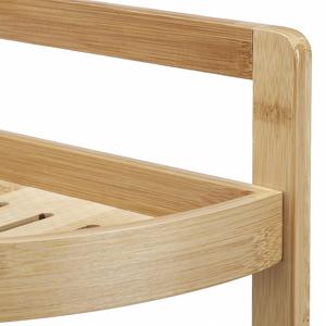 3-Tier <b>Corner</b> Shower Caddy <b>Stand</b> Wood Shower Organizer Standing Durable <b>Corner</b> Shelf Space-Saving Design Storage for Living Room - Product Image 6