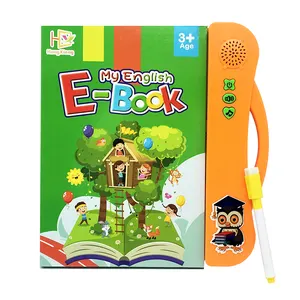 Juguetes de aprendizaje para bebé, máquina de educación temprana en inglés, libro de lectura táctil para niños de 2 a 6 años, aprendizaje de aprendizaje