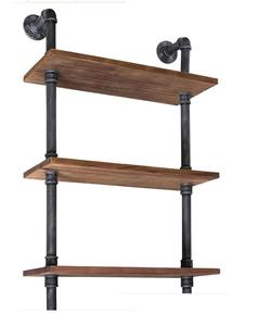 <span class=keywords><strong>Étagère</strong></span> d'échelle d'<span class=keywords><strong>étagère</strong></span> de bibliothèque en <span class=keywords><strong>bois</strong></span> rustique et de tuyau industriel de 5 niveaux de 15 pouces pour le décor de salon salle de bain <span class=keywords><strong>Garage</strong></span> stockage utilisation alimentaire - Product Image 5